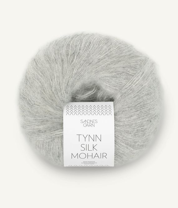 Hovedbilde Tynn Silk Mohair 1022 Light Grey Melange